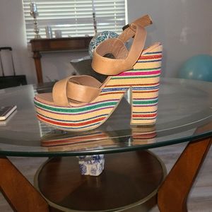 Sandals Leather Platforms